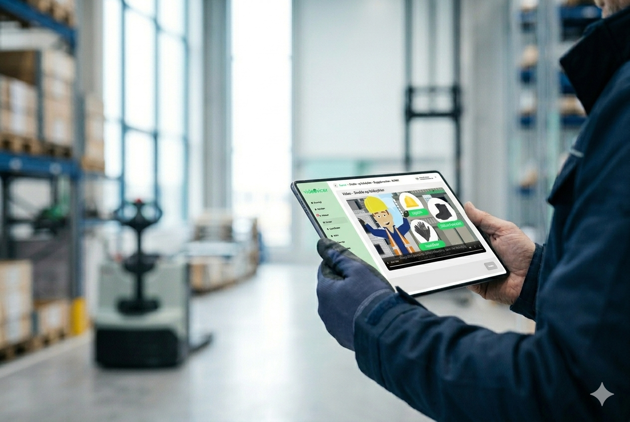 VideoVicer app til dokumentation af instruktion